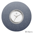 Deja vu Uhr, Schmuckscheiben, Aluminium, blau-t�rkis, A 15-17