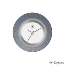 Deja vu Uhr, Schmuckscheiben, Aluminium, blau-türkis, A 1-17  Deja vu Uhr, Schmuckscheiben, Aluminium, blau-türkis, A 1-17