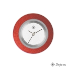 Deja vu watch, jewelry discs, aluminium, red-orange, A 1-22