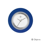 Deja vu Uhr, Schmuckscheiben, Aluminium, blau-türkis, A 1-24  Deja vu Uhr, Schmuckscheiben, Aluminium, blau-türkis, A 1-24