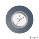 Deja vu Uhr, Schmuckscheiben, Aluminium, blau-t�rkis, A 2-17