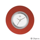 Deja vu watch, jewelry discs, aluminium, red-orange, A 2-22