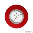 Deja vu watch, jewelry discs, aluminium, red-orange, A 2-5