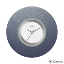 Deja vu Uhr, Schmuckscheiben, Aluminium, blau-t�rkis, A 3-17