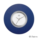 Deja vu Uhr, Schmuckscheiben, Aluminium, blau-t�rkis, A 3-24