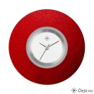 Deja vu watch, jewelry discs, aluminium, red-orange, A 3-5