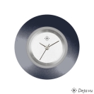 Deja vu Uhr, Schmuckscheiben, Aluminium, blau-t�rkis, A 52-17
