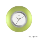 Deja vu Uhr, Schmuckscheiben, Aluminium, gr�n-gelb, A 52-18