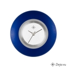 Deja vu Uhr, Schmuckscheiben, Aluminium, blau-t�rkis, A 52-24