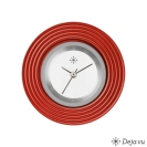 Deja vu watch, jewelry discs, aluminium, red-orange, A 65-22