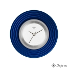 Deja vu Uhr, Schmuckscheiben, Aluminium, blau-t�rkis, A 65-24