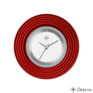 Deja vu watch, jewelry discs, aluminium, red-orange, A 65-5