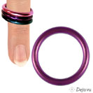 Fingerringe, Gr��e 1 (17mm), Ar 1-6