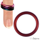 finger rings, size 2 (18mm), Ar 2-5