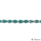 Deja vu Collier, Armb�nder, gr�n-gelb, B 198-2, smaragdgr�n
