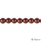 Deja vu Necklace, fabrik bracelets, brown-gold, B 362, blood orange