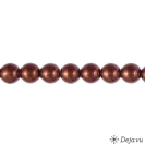 Deja vu Collier, Armb�nder, braun-gold, B 362, blutorange