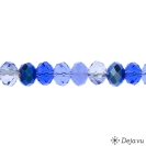 Deja vu Collier, Armb�nder, blau-t�rkis, B 552-1, mittelblau