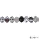 Deja vu Necklace, fabrik bracelets, black-grey-silver, B 718-1, grey