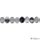 Deja vu Collier, Armb�nder, schwarz-grau-silber, B 718-1, grau