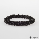 Deja vu Collier, Armb�nder, schwarz-grau-silber, Bb 12-1, schwarz
