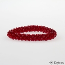 Deja vu Necklace, fabrik bracelets, red-orange, Bb 270-3, burgundy