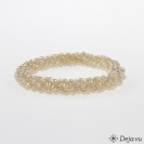 Deja vu Collier, Armbänder, braun-gold, Bb 378-2, elfenbein