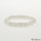 Deja vu Collier, Armb�nder, schwarz-grau-silber, Bb 68-1, perlwei�