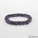 Deja vu Necklace, bracelets, purple-pink, Bb 790, blue purple