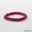 Deja vu Collier, Armb�nder, lila-rosa, Bb 792, himbeerrot