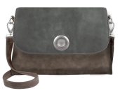 Deja vu Tasche, Tasche Greta, BGA 454p c 456p, vintage graphitgrau