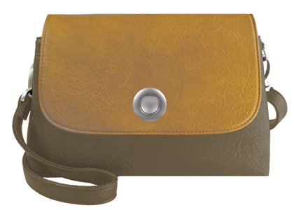 Deja vu bag, bag Greta, 500 series, taupe, BGA 502p c 519p