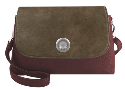 Deja vu bag, bag Greta, 500 series, aubergine, BGA 510p c 502p