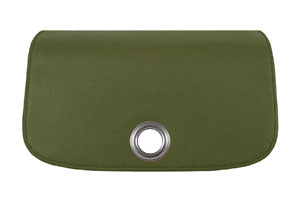 Deja vu Tasche, Taschencover, Leder, Bgc 106-1, moosgr�n