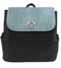 Deja vu bag, Backpack Emily, Vintage black, BGE 457p c 447p, vintage jeansblau
