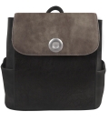 Deja vu bag, Backpack Emily, Vintage black, BGE 457p c 454p, vintage taupe