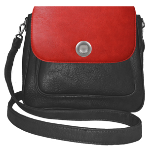 Deja vu bag, bag Sarah, artificial leather, black, BGM 500 pc 521p