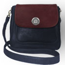 Deja vu bag, bag Sarah, artificial leather, dark blue, BGM 514p c 510p
