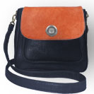 Deja vu bag, bag Sarah, artificial leather, dark blue, BGM 514p c 512p