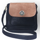 Deja vu bag, bag Sarah, artificial leather, dark blue, BGM 514p c 513p