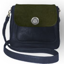 Deja vu bag, bag Sarah, artificial leather, dark blue, BGM 514p c 517p