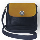 Deja vu bag, bag Sarah, artificial leather, dark blue, BGM 514p c 519p