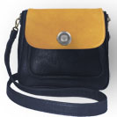 Deja vu bag, bag Sarah, artificial leather, dark blue, BGM 514p c 520p