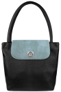 Deja vu Tasche, Tasche Alexandra, Vintage Schwarz, BGT 457p c 447p, vintage jeansblau