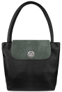 Deja vu Tasche, Tasche Alexandra, Vintage Schwarz, BGT 457p c 453p, vintage ozeangrn