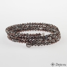 Deja vu Collier, Armb�nder, schwarz-grau-silber, Bs 112-3, anthrazit