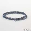 Deja vu Collier, Armbnder, blau-trkis, Bs 162-1, mittelblau