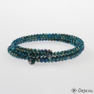 Deja vu Necklace, fabrik bracelets, blue-turquoise, Bs 198-1, petrol
