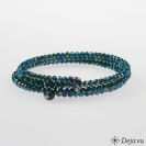 Deja vu Collier, Armb�nder, blau-t�rkis, Bs 198-1, petrol
