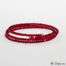Deja vu Necklace, fabrik bracelets, red-orange, Bs 268-2, medium red